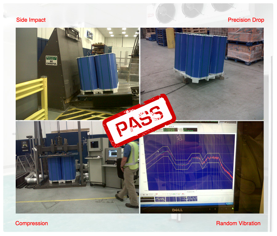 g-drum is tested to ISTA standard